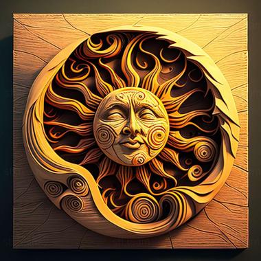 3D модель Гра Rolling Sun (STL)